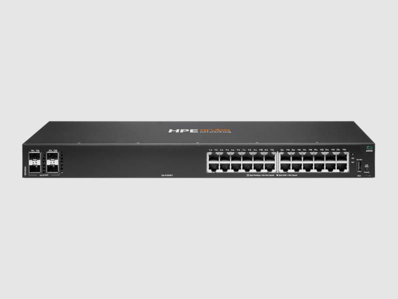 HPE Aruba R8N88A Networking CX 6000 24G 4SFP Switch