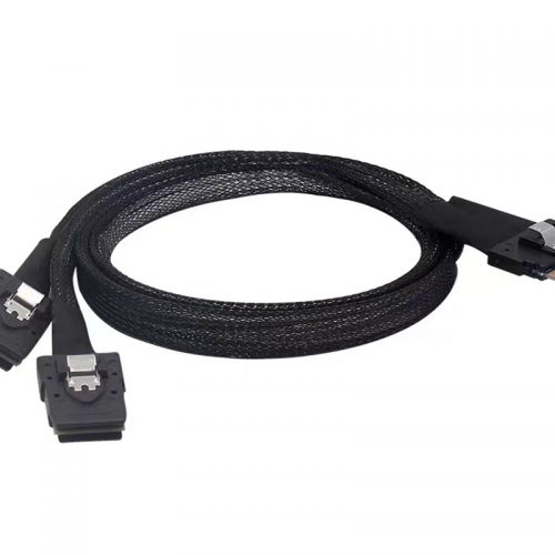 Slim SAS 4.0 SFF-8654 8i к 2* SFF-8087 Mini SAS кабель