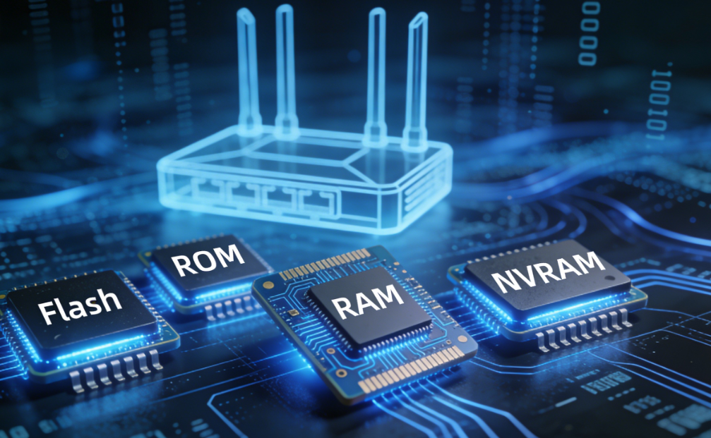 Understanding the Four Major Memory Types in Routers: Flash, ROM, RAM, and NVRAM - A Comprehensive Guide to Their Differences and Functions