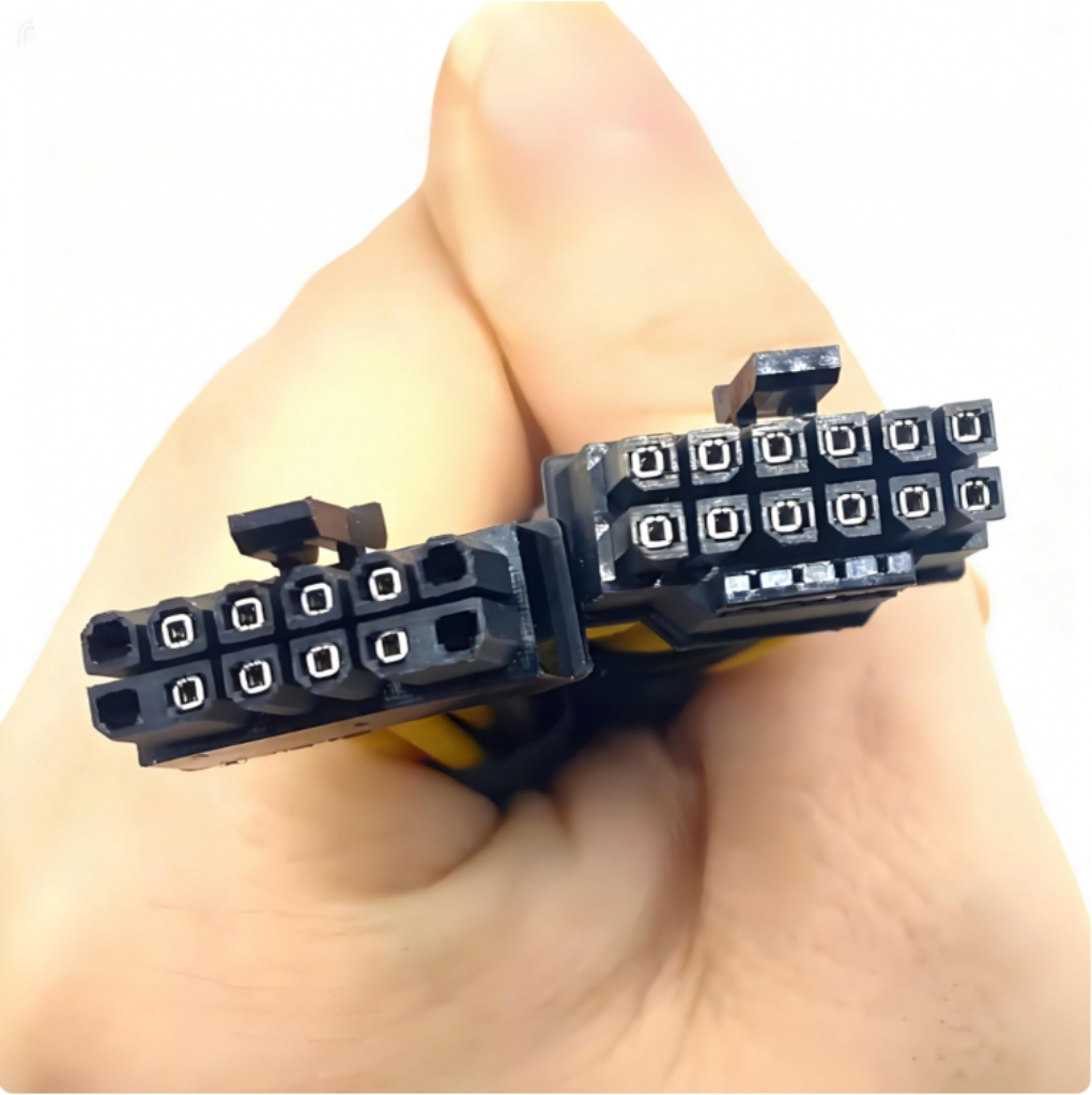 Dell R7525/R960 Server 12-pin to 12V HPWR Adapter 16-pin Graphics Card GPU Power Cable