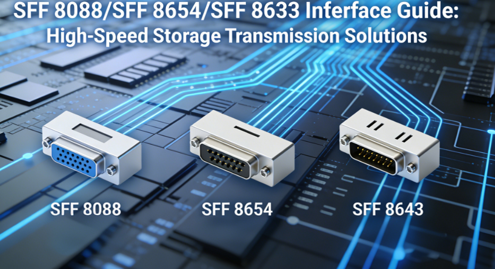 SFF 8088/SFF 8654/SFF 8643 Interface Selection Guide: Unlocking a New Era of High-Speed Storage Transfer