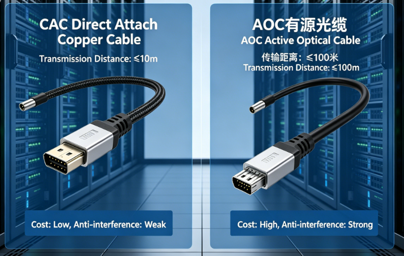 DAC vs. AOC Cable: A Comprehensive Comparison—Key Considerations for Selection to Avoid Cabling Pitfalls